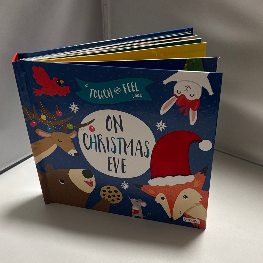 On Christmas Eve Touch and Feel Book